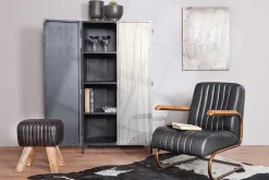 Lounge Sessel Marco 1930 Leder schwarz