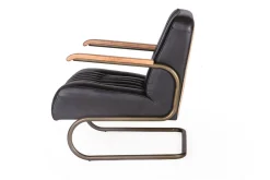 Lounge Sessel Marco 1930 Leder schwarz