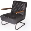 Lounge Sessel Marco 1940 Leder schwarz