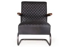 Lounge Sessel Marco 1940 Leder schwarz