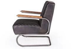 Lounge Sessel Marco 1940 Leder schwarz