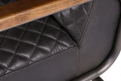 Lounge Sessel Marco 1940 Leder schwarz