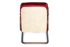 Lounge Sessel Marco 1930 Leder rot