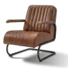 Lounge Sessel Marco Car 1930 Leder braun