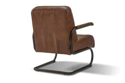 Lounge Sessel Marco Car 1930 Leder braun
