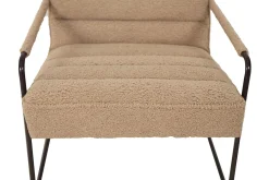 Lounge Sessel Marco Century Boucléstoff camel