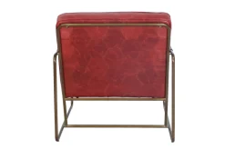 Lounge Sessel Marco Century Leder rot