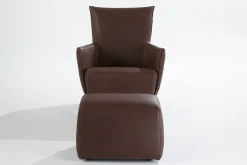 Loungesessel Cheo Leder braun