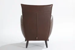 Loungesessel Cheo Leder braun