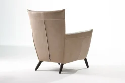 Loungesessel Cheo Leder beige