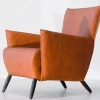 Loungesessel Cheo Leder cognac