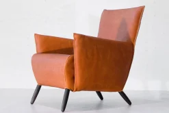 Loungesessel Cheo Leder cognac