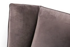 Loungesessel Evelin Velvet mit dem Sonderfuß chrome matt