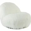 Loungesessel Gumaca Fell weiß