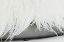 Loungesessel Gumaca Fell weiß