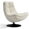 Loungesessel Marco Boucléstoff weiss