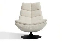 Loungesessel Marco Boucléstoff weiss