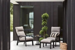 Loungesessel Slide verstellbar grau