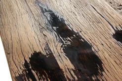 Massivholztisch Alteiche Eiche Metallgestell