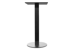 Mittelfuss Tischgestell Rohstahl schwarz 100