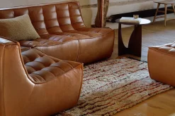 Modulsofa N701 Eckelement braun