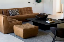 Modulsofa N701 Eckelement braun