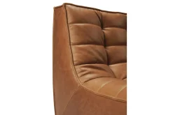 Modulsofa N701 Einzelelement B 80 cm braun