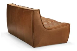 Modulsofa N701 2-Sitzer B 140 cm braun