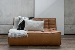 Modulsofa N701 2-Sitzer B 140 cm braun