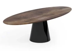 Mono Esstisch oval Nussbaum B 240 cm