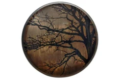 Notre Monde Tablett Black Tree D 61 cm