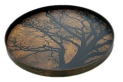 Notre Monde Tablett Black Tree D 61 cm