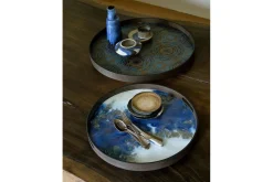 Notre Monde Tablett Blue Mist D 48 cm