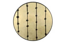 Notre Monde Tablett Dots braun rund D 48 cm