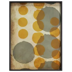 Notre Monde Tablett Sienna Layered Dots 61 cm