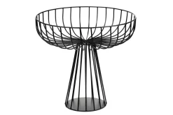 Obstschale Catu Metall schwarz H 28