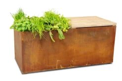 Ofyr Bench Gartenbank Corten 100