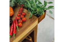 Ofyr Butcher Block Storage Corten 90 Teak