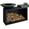 Ofyr Grill Island Black 85 Keramik dunkelgrau