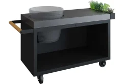 Ofyr Kamado Table Black Beton B 135 cm