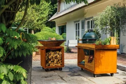 Ofyr Kamado Table Corten Beton B 135 cm