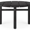 Outdoor Beisteller Quatro Teak schwarz