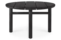 Outdoor Beisteller Quatro Teak schwarz