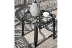 Outdoor Beistelltisch Waltz schwarz
