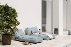 Outdoor Bett Stay hellblau B 120 cm