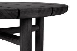 Outdoor Couchtisch Quatro Teak schwarz