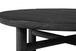 Outdoor Couchtisch Quatro Teak schwarz
