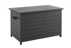 Outdoor Kissenbox Gäster schwarz matt