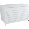 Outdoor Kissenbox Gäster weiß matt