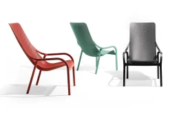 Outdoor Loungesessel Net schwarz